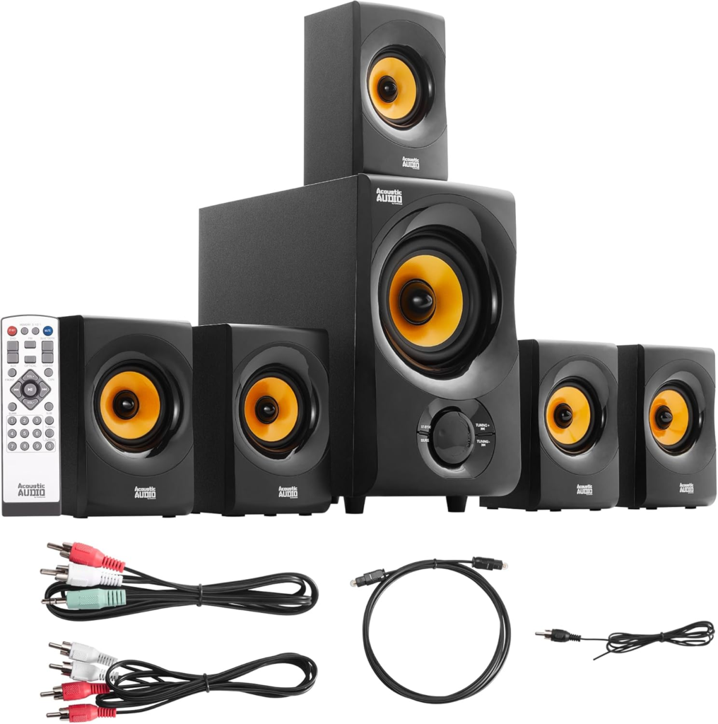 Acoustic Audio AA5170 Home Theater 5.1 Bluetooth Speaker System