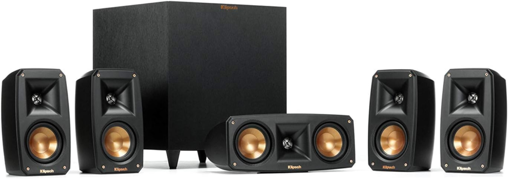 Klipsch Black Reference Theater Pack 5.1 Surround Sound System 