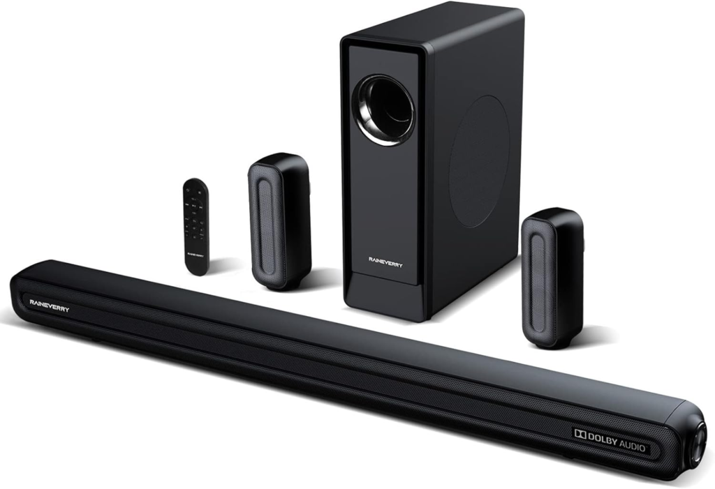 RAINEVERRY 5.1 CH Surround Sound Bar with Dolby Audio